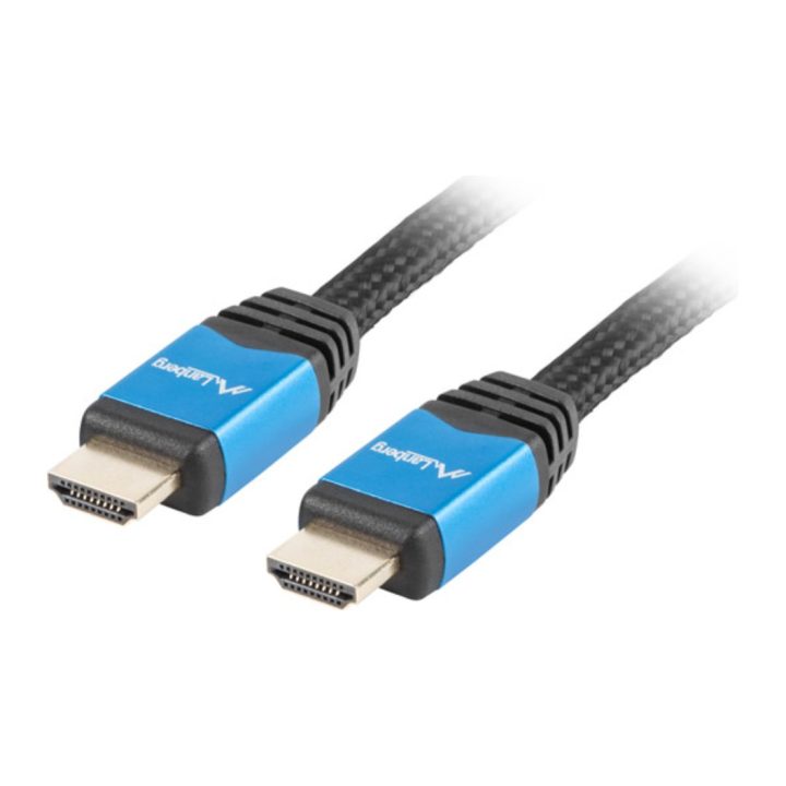 Lanberg HDMI Cable Male-to-Male v2.0 CU 4K Premium 3m Black…