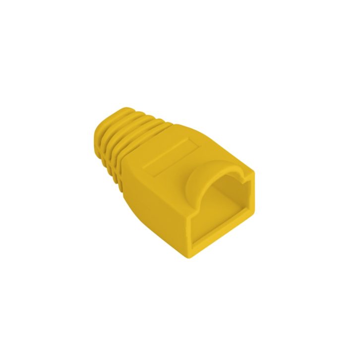 Lanberg PLB-1000-Y RJ45 Connector Protective Boot Pack of 100 Yellow