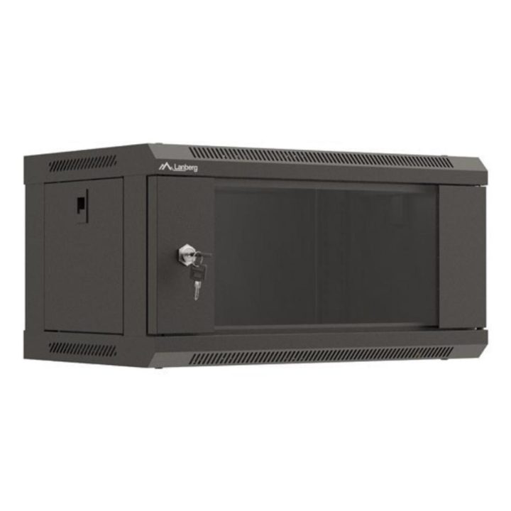 Lanberg WF03-5304-10B 4U Wall-Mount Rack Cabinet Black