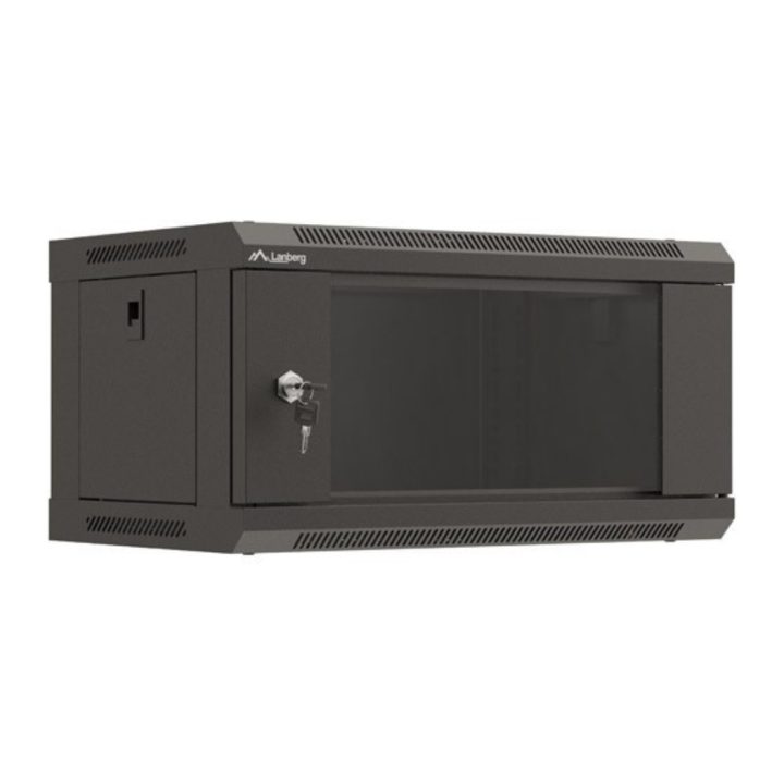 Lanberg WF03-5304-10B 4U Wall-Mount Rack Cabinet Black