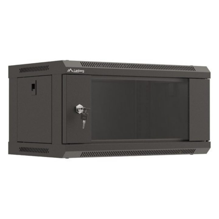 Lanberg WF03-5304-10B 4U Wall-Mount Rack Cabinet Black