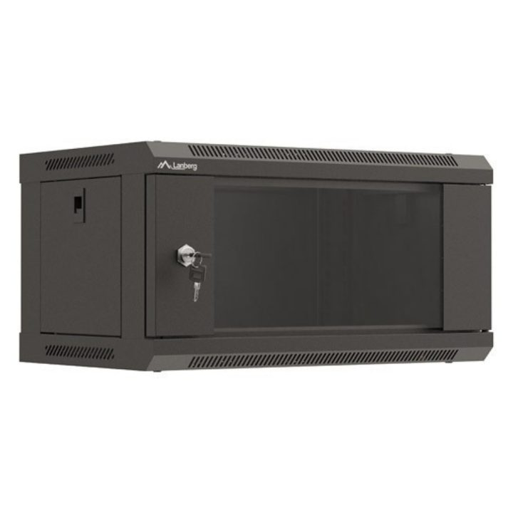 Lanberg WF03-5304-10B 4U Wall-Mount Rack Cabinet Black