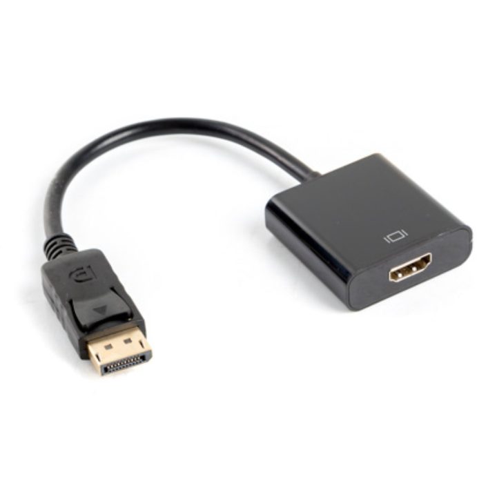 Lanberg DisplayPort Male to HDMI Female Adapter 10cm (AD-0009-BK)