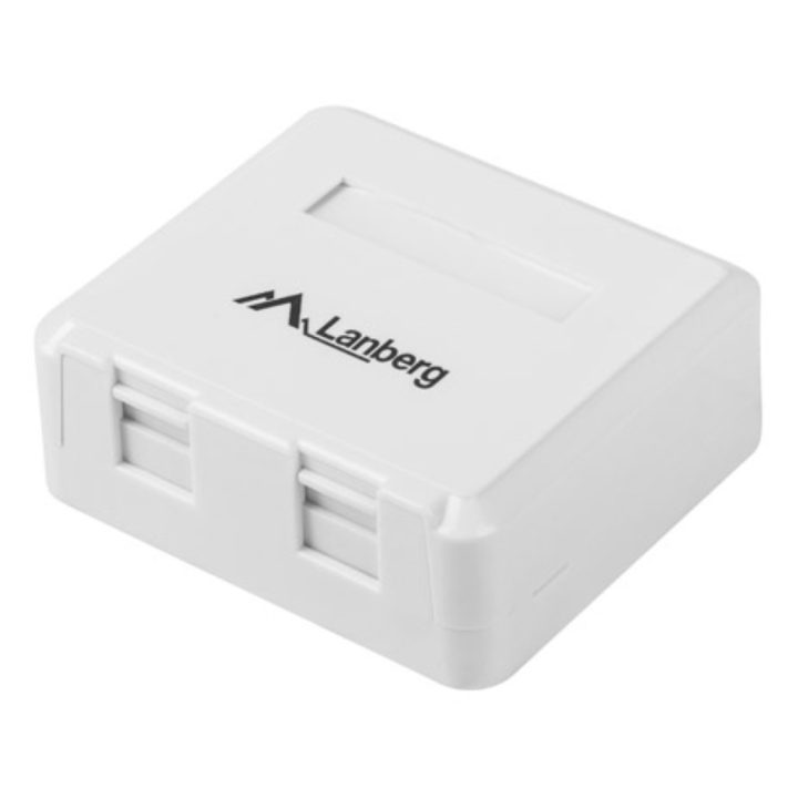 Lanberg OK1-0002-W Cat6 Network Patch Box White
