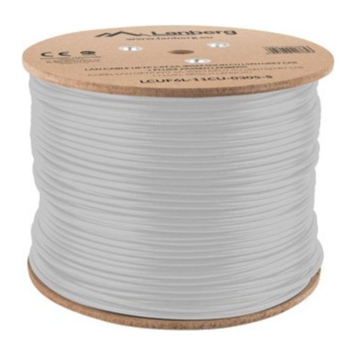 Lanberg LCUF6L-11CU-0305-S network cable Gray 305 m Cat6a U/FTP (STP)