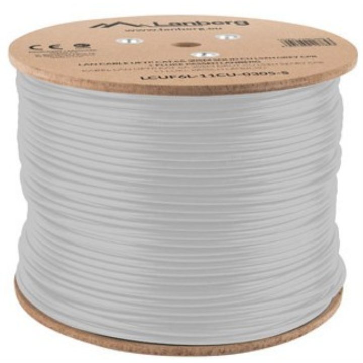 Lanberg LCUF6L-11CU-0305-S cabo de rede Cinzento 305 m Cat6a U/FTP…