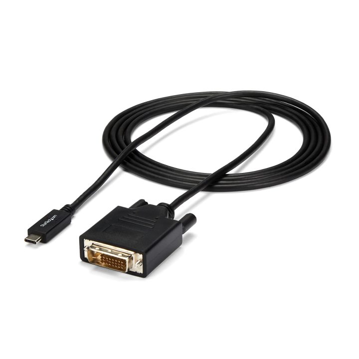 StarTech.com Cabo de 2m USB-C a DVI - 1920 x 1200 - Preto