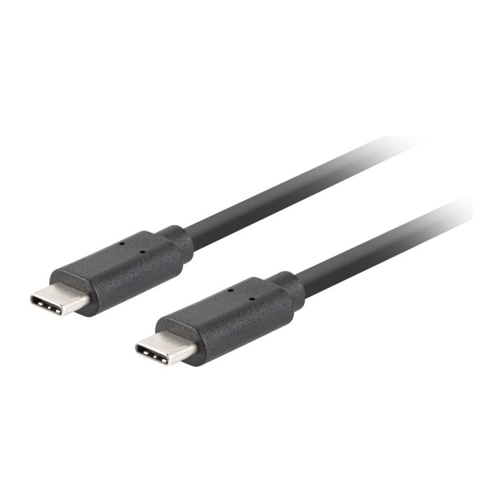 Cable USB-C Lanberg 3.1-macho-macho-10GB-s-PD 100W-1m-negro…