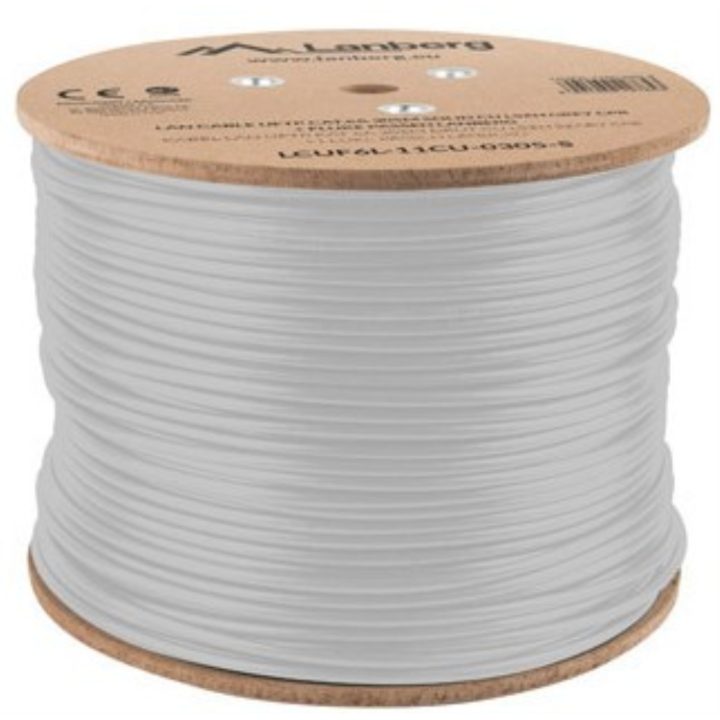 Lanberg LCUF6L-11CU-0305-S cabo de rede Cinzento 305 m Cat6a U/FTP…