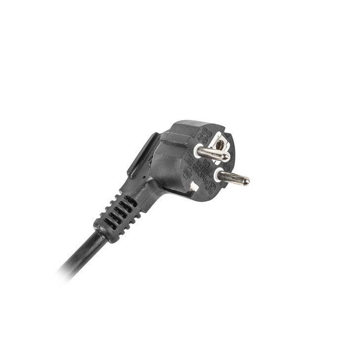 Lanberg 1U 16A 3x Schuko Rack PDU 10-inch 2m Black (PDU-03F-0200-BK)