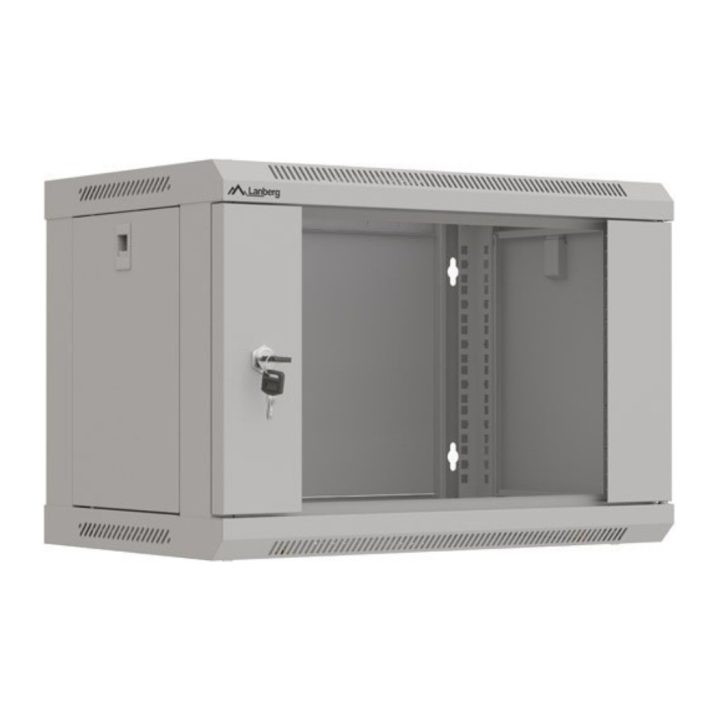 Armário Lanberg 19 polegadas 6U - 540X350 cinzento (WF03-5306-10S)