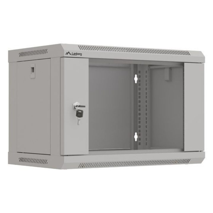 Armário Lanberg 19 polegadas 6U - 540X350 cinzento (WF03-5306-10S)