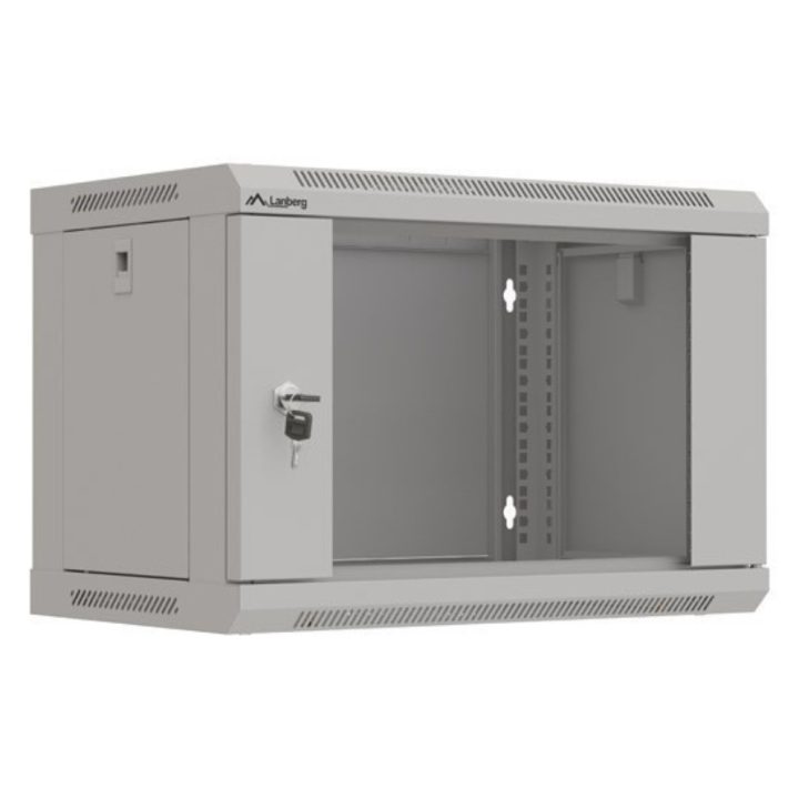 Lanberg 19-inch 6U Wall-Mount Cabinet - 540x350 Gray (WF03-5306-10S)