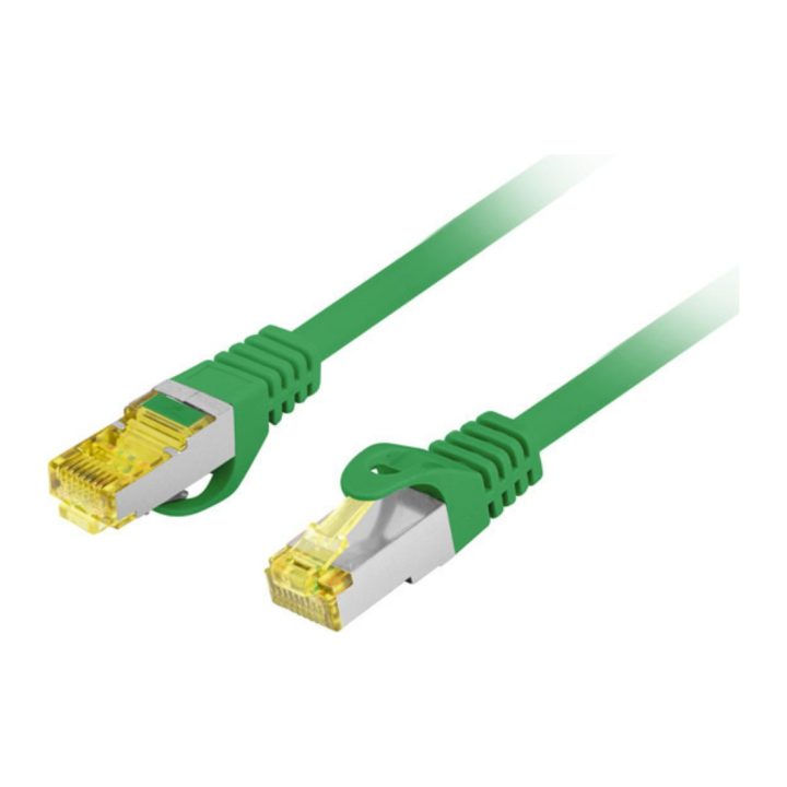 Cabo de rede Lanberg PCF6A-10CU-0100-G verde 1 m Cat6a S/FTP (S-STP)