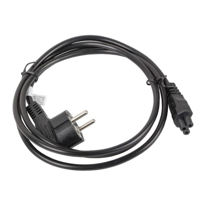 Lanberg Power Cable Trefoil Schuko CEE 7/7 to IEC320 C5 1.8m…