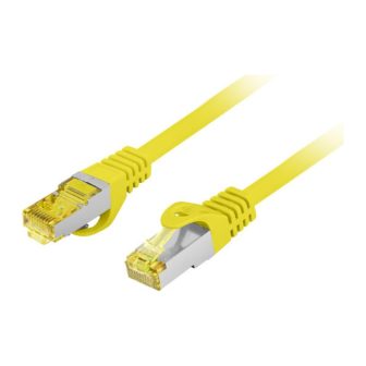 Lanberg PCF6A-10CU-0050-Y cable de red Amarillo 0,5 m Cat6a S/FTP…