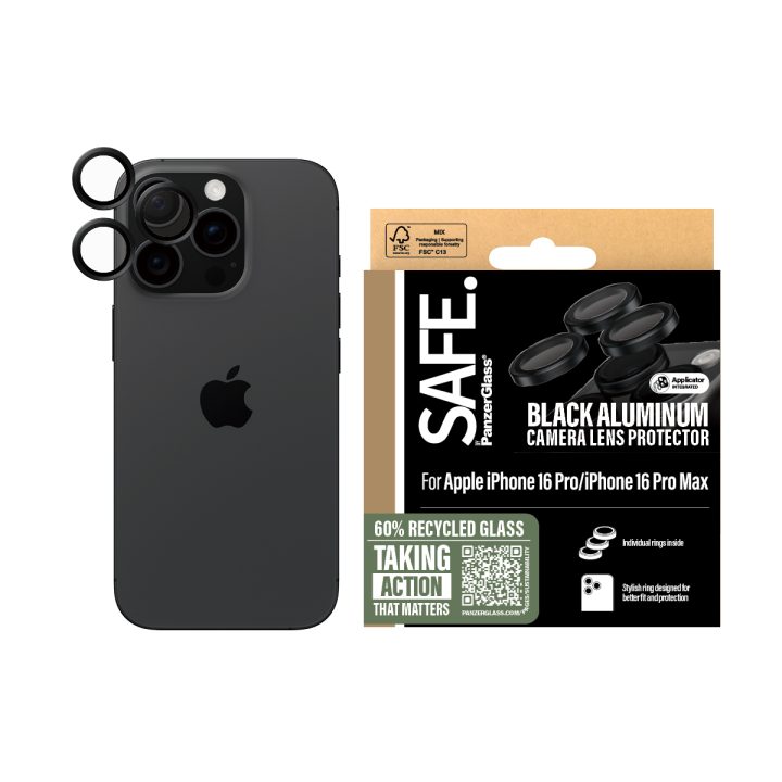 PanzerGlass SAFE. by ® Camera Lens Protector Black iPhone iPhone 16…