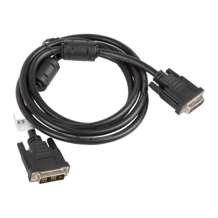 Lanberg DVI-D 18+1 Male-to-Male Single Link Cable 1.8m…