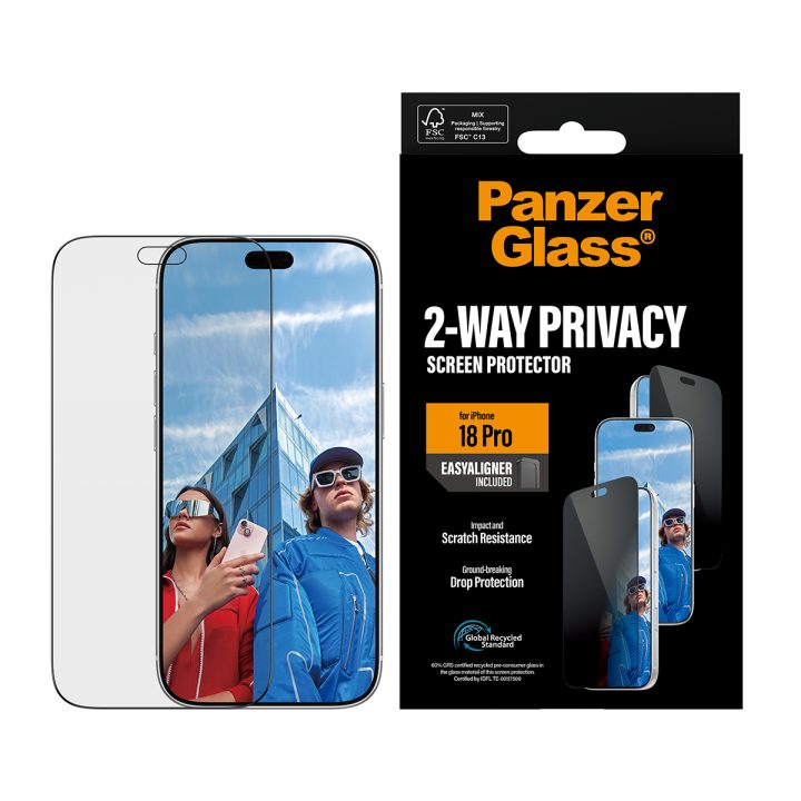 PanzerGlass ® 2-Way Privacy Screen Protector iPhone 18 Pro |…