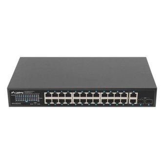 Lanberg 24-Port 1GB PoE+ Switch - 2x SFP 2x Gbit Ethernet 360W…