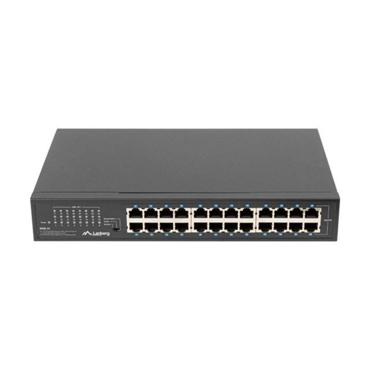 Lanberg RSGE-24 switch não gerido Gigabit Ethernet (10/100/1000) 1U…