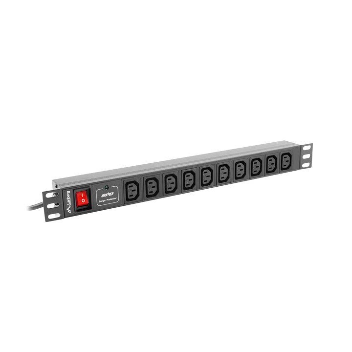 Lanberg PDU-10I-0200-IEC-BK Power Distribution Unit (PDU) 10 AC…