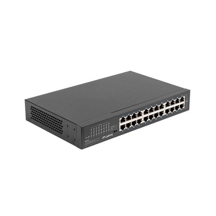 Lanberg RSGE-24 Unmanaged Gigabit Ethernet (10/100/1000) Switch 1U…