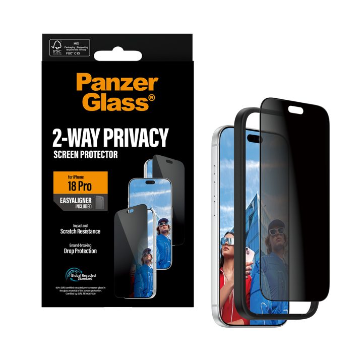 PanzerGlass ® 2-Way Privacy Screen Protector iPhone 18 Pro |…