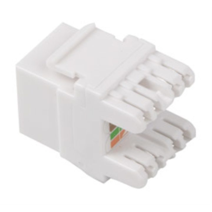 Lanberg Cat 6 UTP RJ45 Keystone Connector 180 Degrees (KSU6-1000)