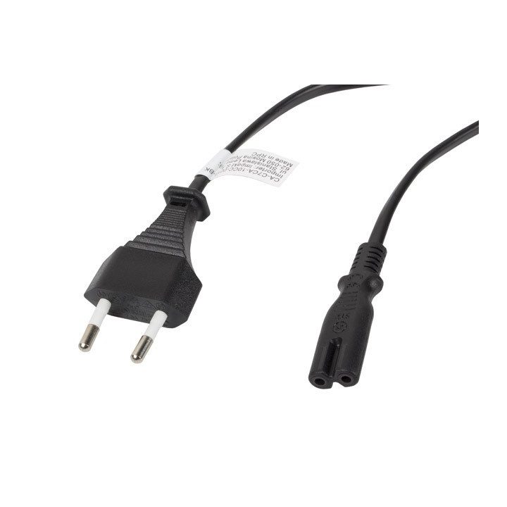 Lanberg Power Cable CEE 7/16 to IEC320 C7 Black 3m…
