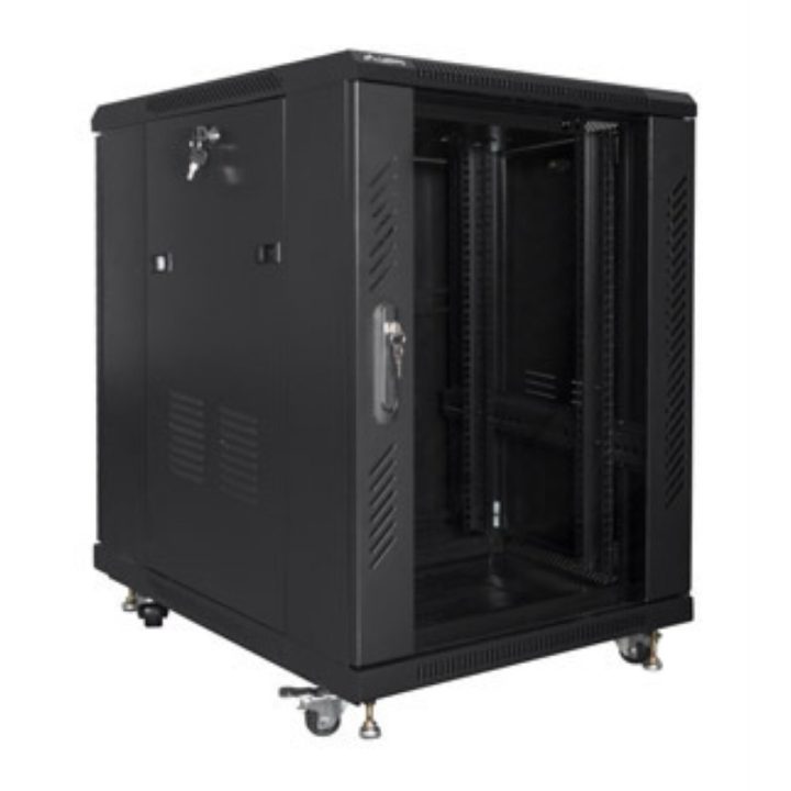 Lanberg 19-inch 15U 600x800 Flat Pack Rack Cabinet Black…