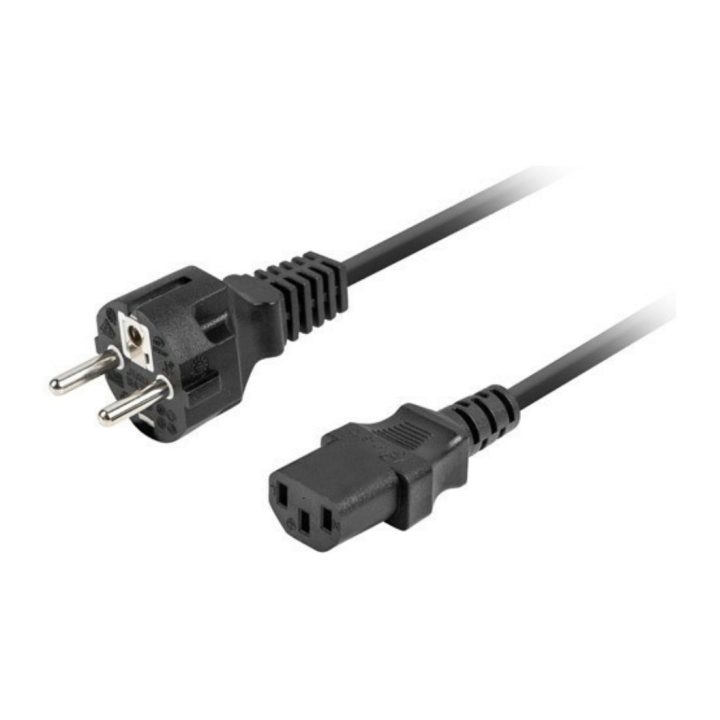 Cabo Schuko para C13 Lanberg 1.8m-hembra-hembra-negro…