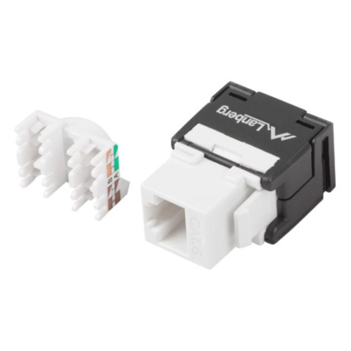 Conector keystone Lanberg cat.6 UTP RJ45 180º toolless (KSU6-2000)