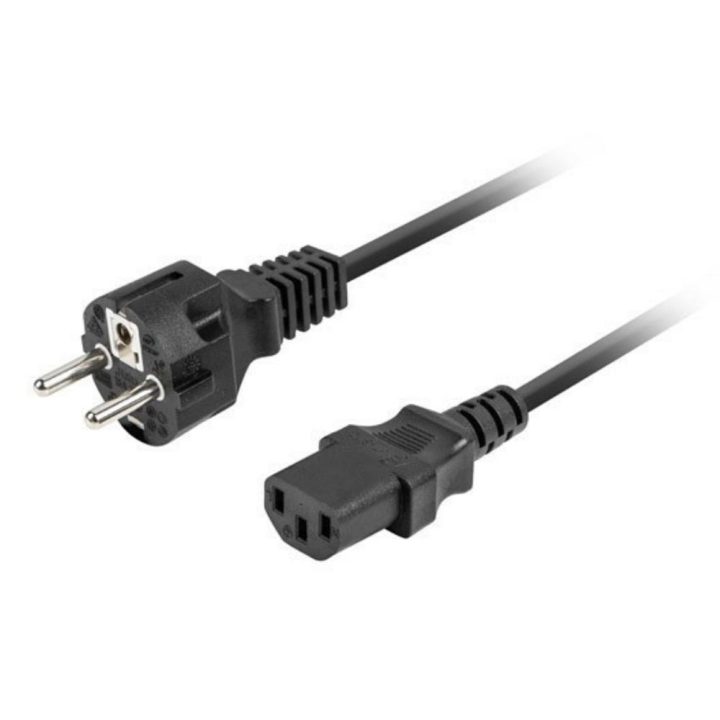 Cabo Schuko para C13 Lanberg 1.8m-hembra-hembra-negro…