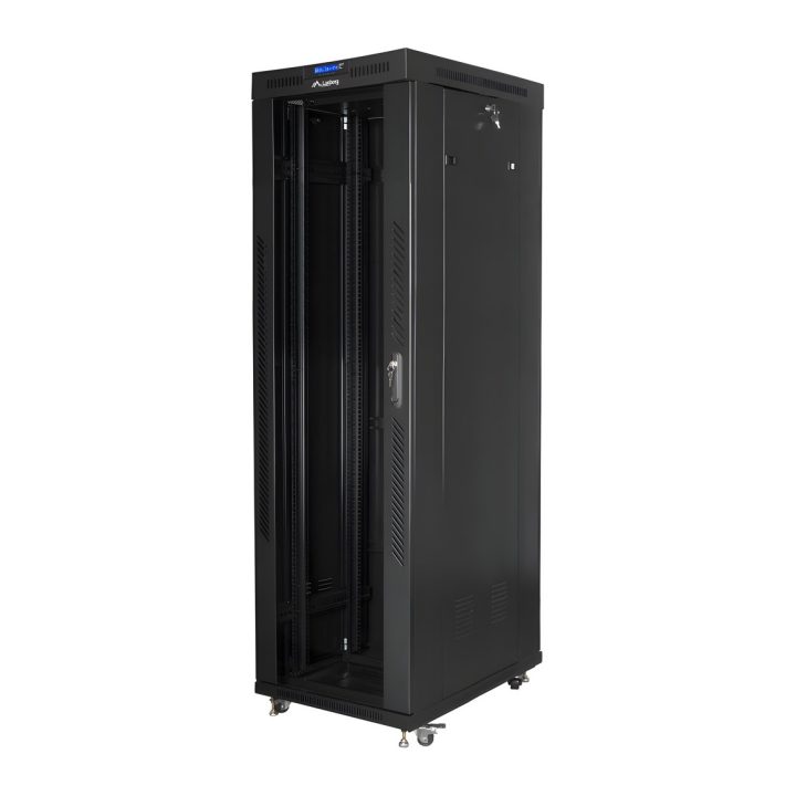 Armário Lanberg 19 polegadas 42U - 600X1000 preto (FF01-6042-12B)