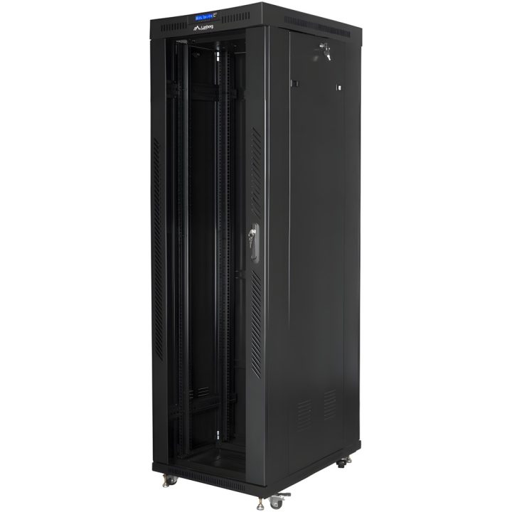 Armário Lanberg 19 polegadas 42U - 600X1000 preto (FF01-6042-12B)
