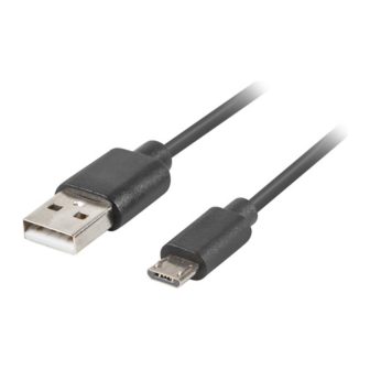Lanberg CA-USBM-20CU-0010-BK cable USB USB 2.0 1 m USB A Micro-USB B…
