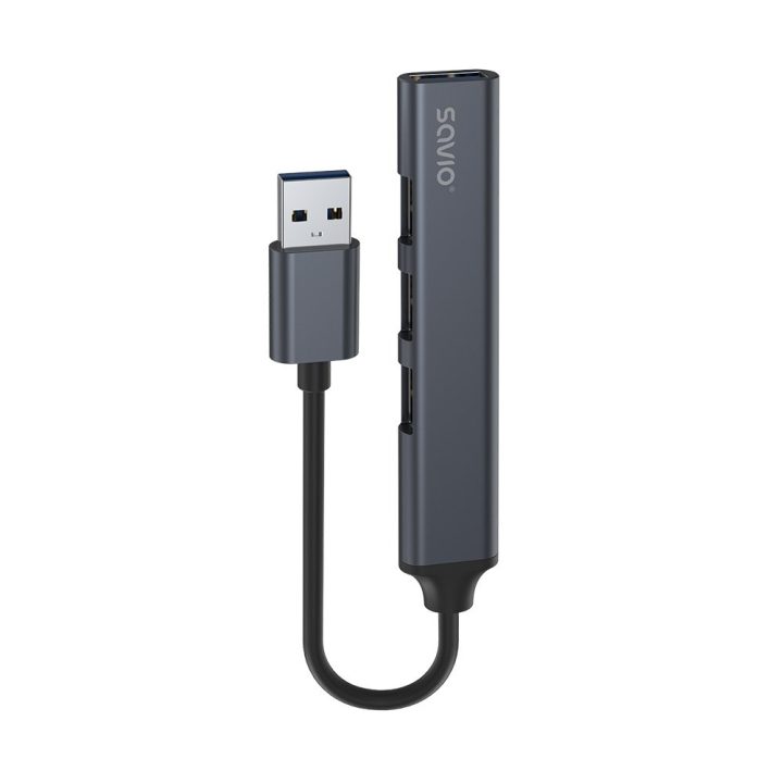 USB Hub - 3 x USB 2.0 + 1 x USB 3.2 Savio (SAVAK-70)