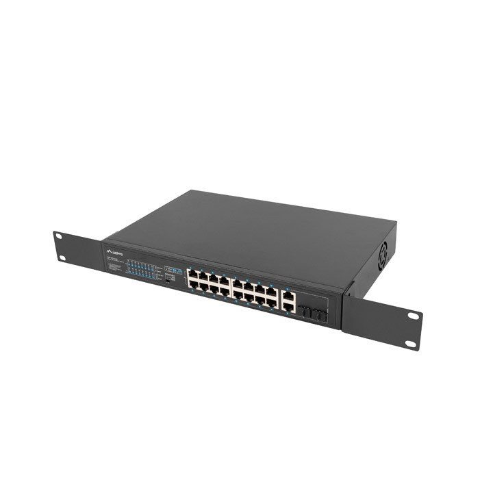 Lanberg RSFE-16P-2C-250 Unmanaged Gigabit Ethernet (10/100/1000)…