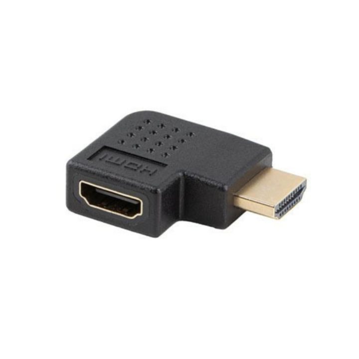 Adaptador HDMI 4K Lanberg macho-fêmea ângulo direito (AD-HDMI-06)