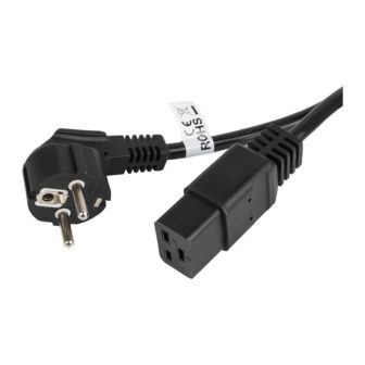Lanberg CA-C19C-10CC-0018-BK cable de transmisión Negro 1,8 m CEE7/7…