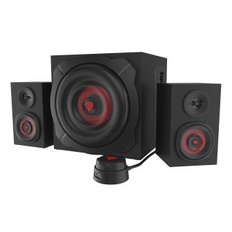 GENESIS Helium 610BT Speaker Set 60 W PC/Laptop Black, Red 2.1…