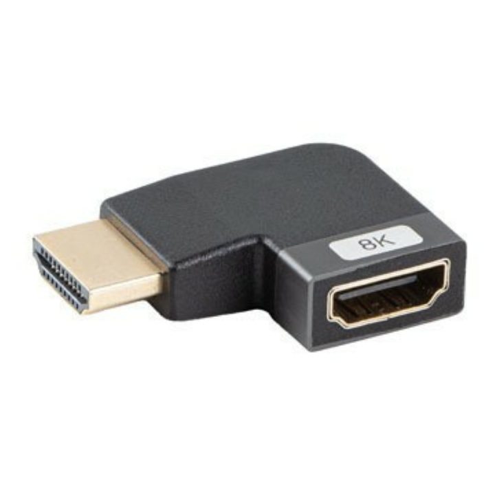 Lanberg 8K HDMI Adapter Male to Female Left Angle (AD-HDMI-09)