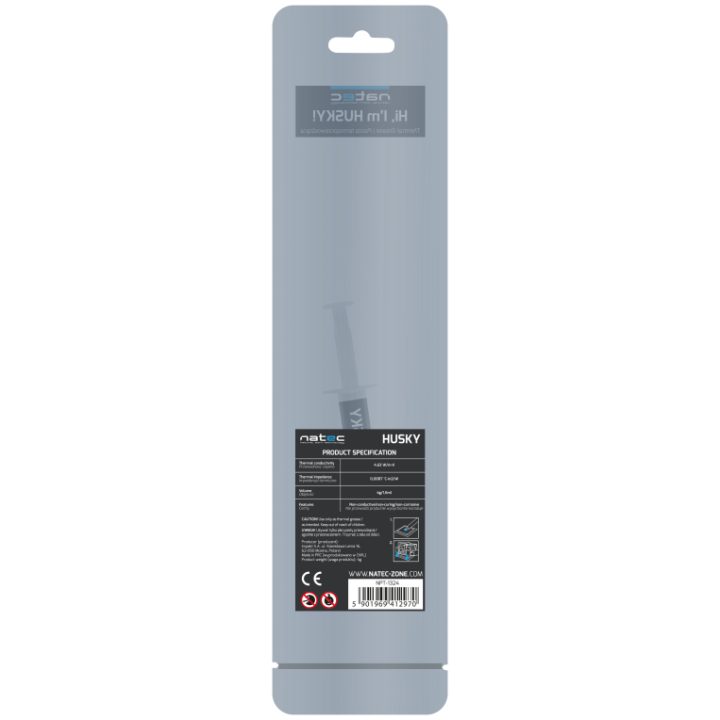 Natec Husky compuesto disipador de calor 4,63 W/m·K 4 g (NPT-1324)