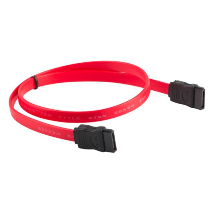 Cable SATA iii Lanberg 6GB-s hembra hembra 0.5m (CA-SASA-10CU-0050-R)