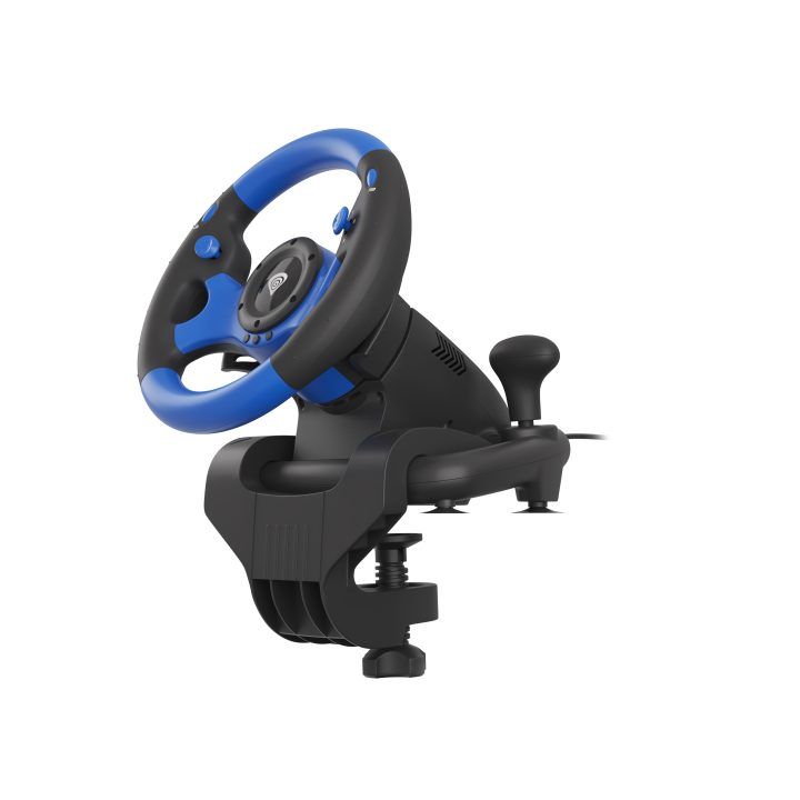 GENESIS Seaborg 350 Preto, Azul USB Volante + Pedais Nintendo Switch…
