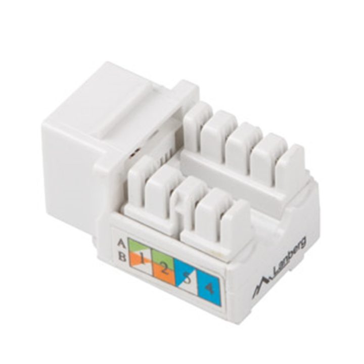 Lanberg Cat 5e UTP RJ45 Keystone Connector 90 Degrees (KSU5-1090)