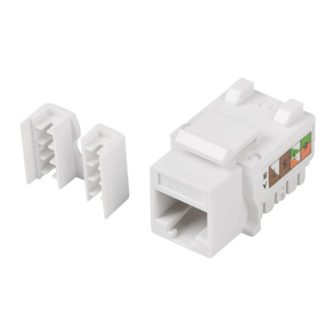Conector keystone Lanberg cat 6 UTP RJ45 90 graus (KSU6-1090)