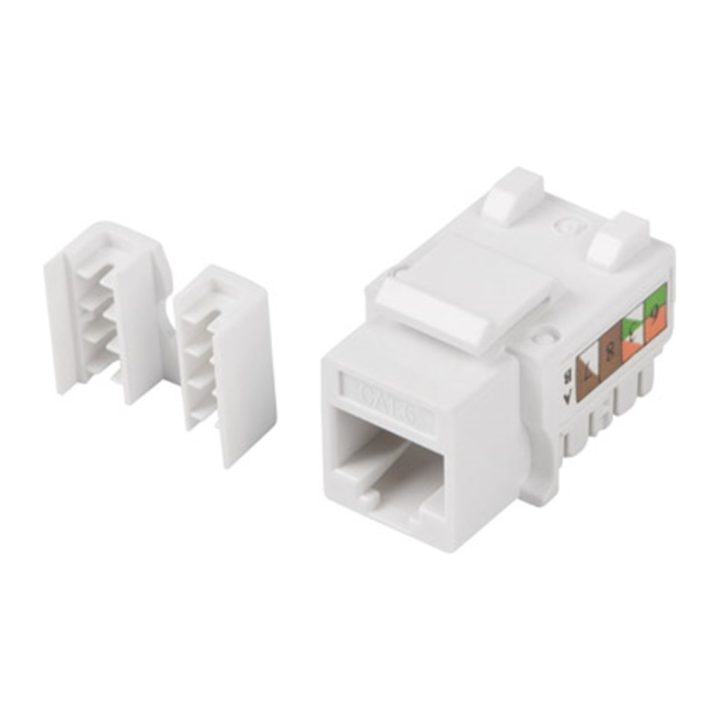 Conector keystone Lanberg cat 6 UTP RJ45 90 grados (KSU6-1090)