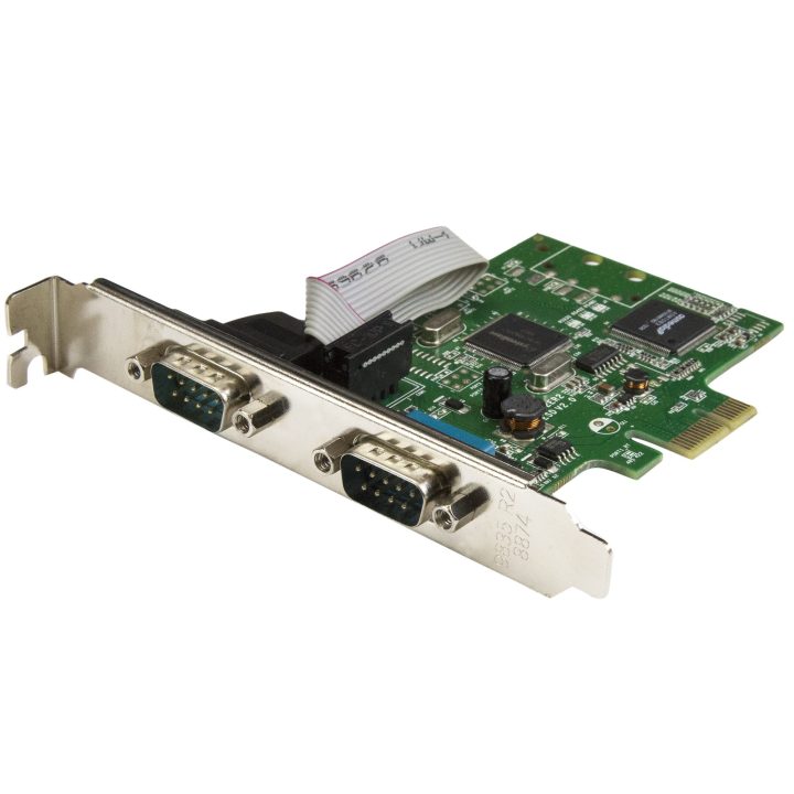 StarTech.com 2-Port DB9 RS232 PCI Express Serial Card with 16C1050…